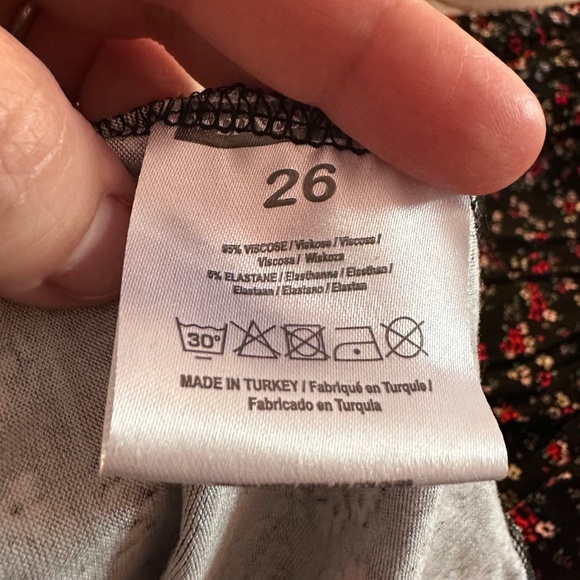 NWT Plus Size 26 Floral Spring Dress Knee Length - Picture 5 of 7